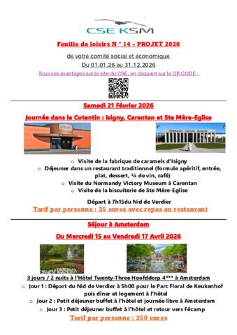 FEUILLE DE LOISIR N°14 .20256